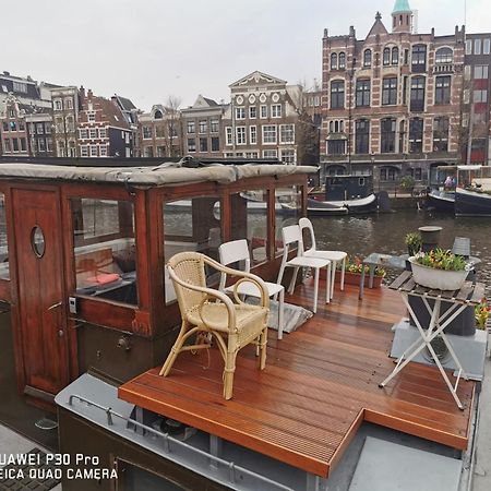 Waterloo Square River Vieuw Houseboat Amsterdam Eksteriør bilde