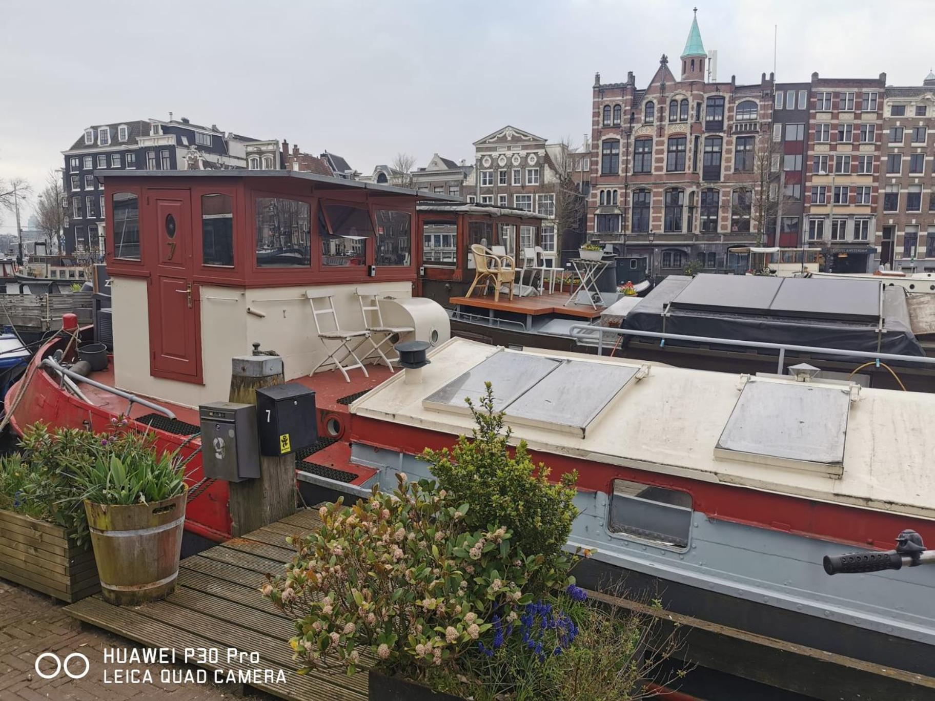 Waterloo Square River Vieuw Houseboat Amsterdam Eksteriør bilde