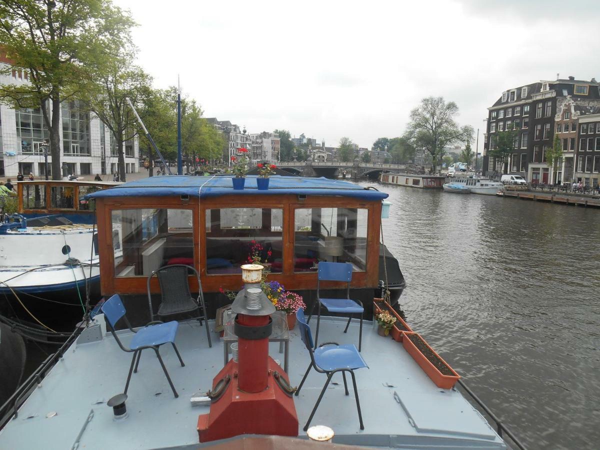 Waterloo Square River Vieuw Houseboat Amsterdam Eksteriør bilde