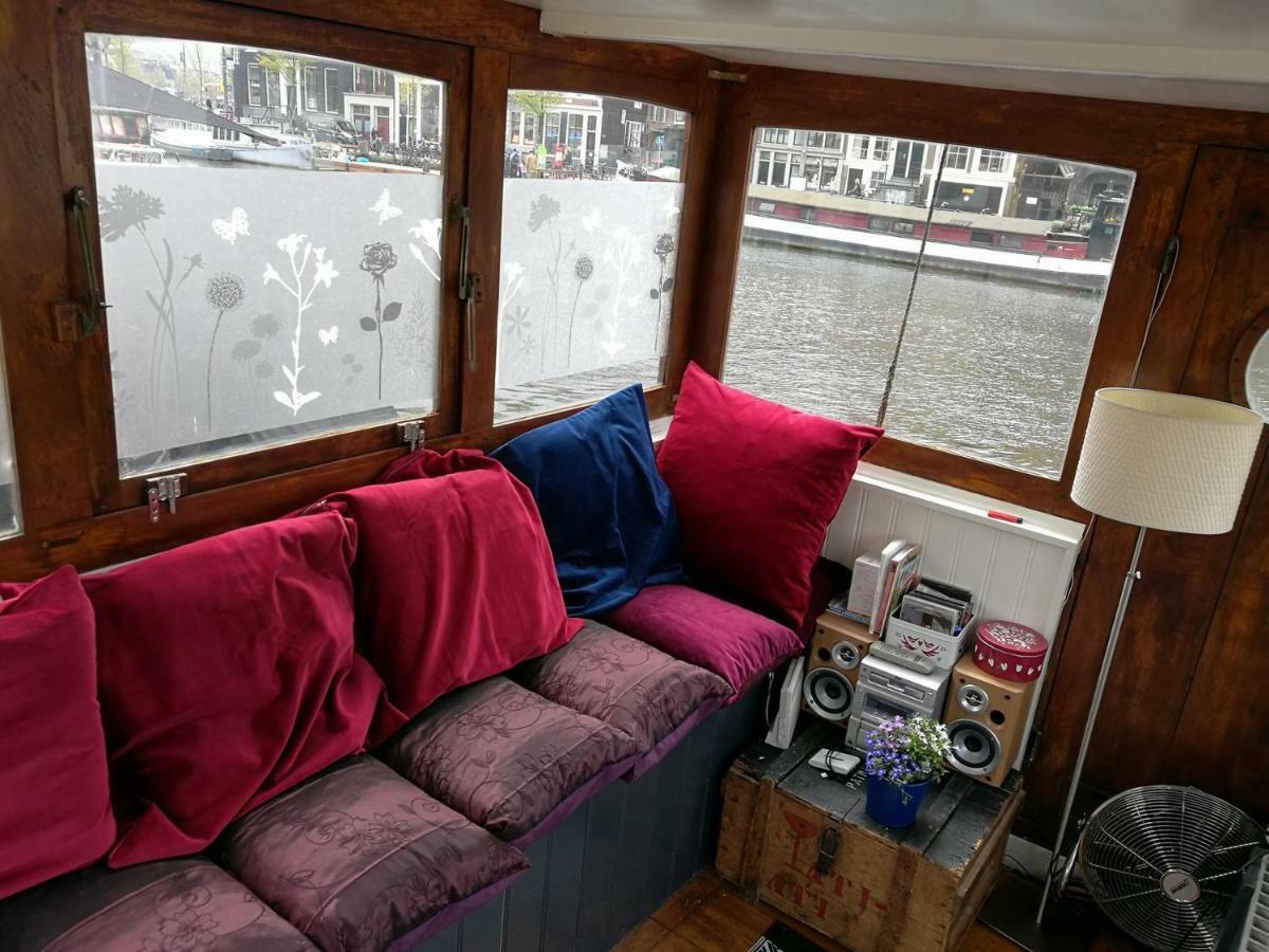 Waterloo Square River Vieuw Houseboat Amsterdam Eksteriør bilde