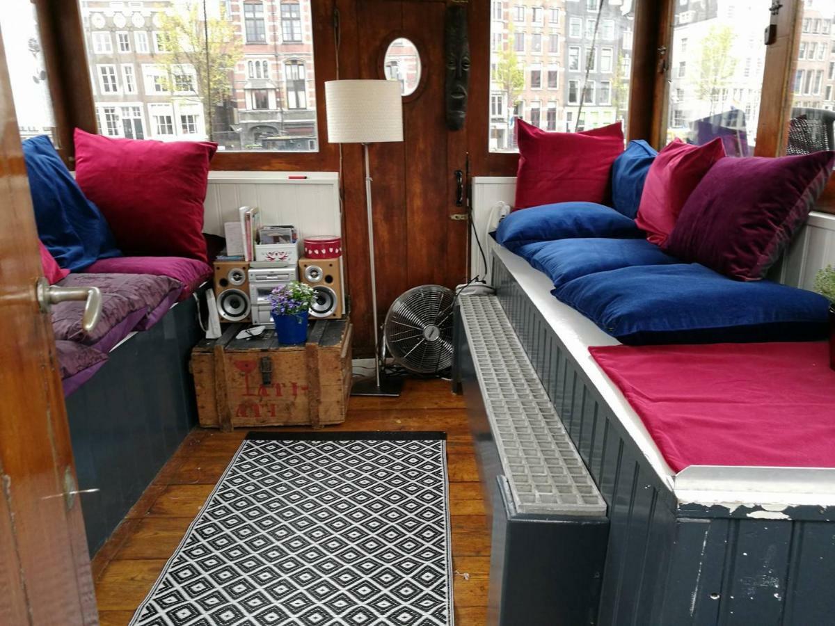 Waterloo Square River Vieuw Houseboat Amsterdam Eksteriør bilde